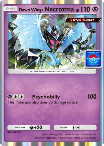 Dawn Wings Necrozma card image