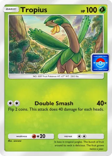 Tropius card image