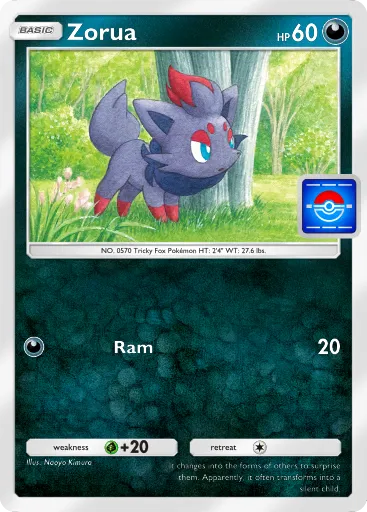 Zorua card image