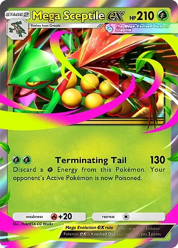 Mega Sceptile ex card image