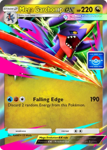 Mega Garchomp ex card image